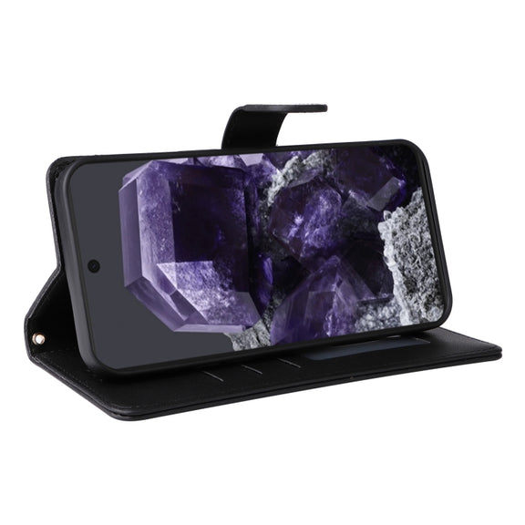 For Google Pixel 9 Diamond Lattice Leather Flip Phone Case(Black)
