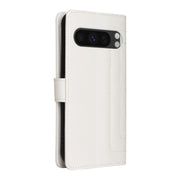 For Google Pixel 9 Pro Diamond Lattice Leather Flip Phone Case(White)
