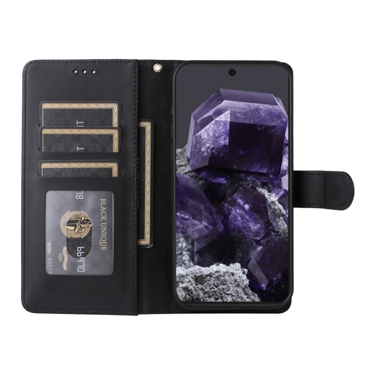 For Google Pixel 9 Pro Diamond Lattice Leather Flip Phone Case(Black)