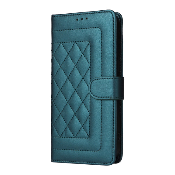 For Google Pixel 9 Pro Diamond Lattice Leather Flip Phone Case(Green)