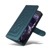 For Google Pixel 9 Pro Diamond Lattice Leather Flip Phone Case(Green)