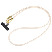 Type-C to Type-C Braid Data Cable Phone Anti-lost Crossbody Lanyard, Length: 1.2m(Khaki)