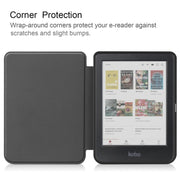 For KOBO Clara Colour 2024 / BW Painted Voltage Caster TPU Leather Smart Tablet Case(Graffiti)