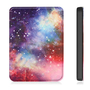 For KOBO Clara Colour 2024 / BW Painted Voltage Caster TPU Leather Smart Tablet Case(Milky Way)