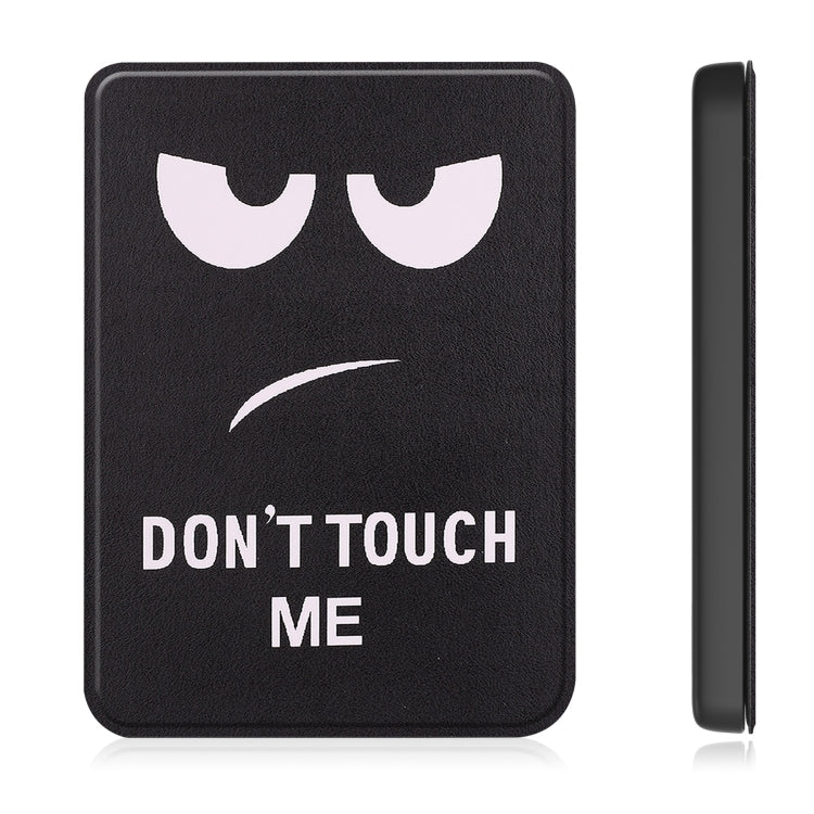 For KOBO Clara Colour 2024 / BW Painted Voltage Caster TPU Leather Smart Tablet Case(Big Eye)