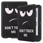 For KOBO Clara Colour 2024 / BW Painted Voltage Caster TPU Leather Smart Tablet Case(Big Eye)