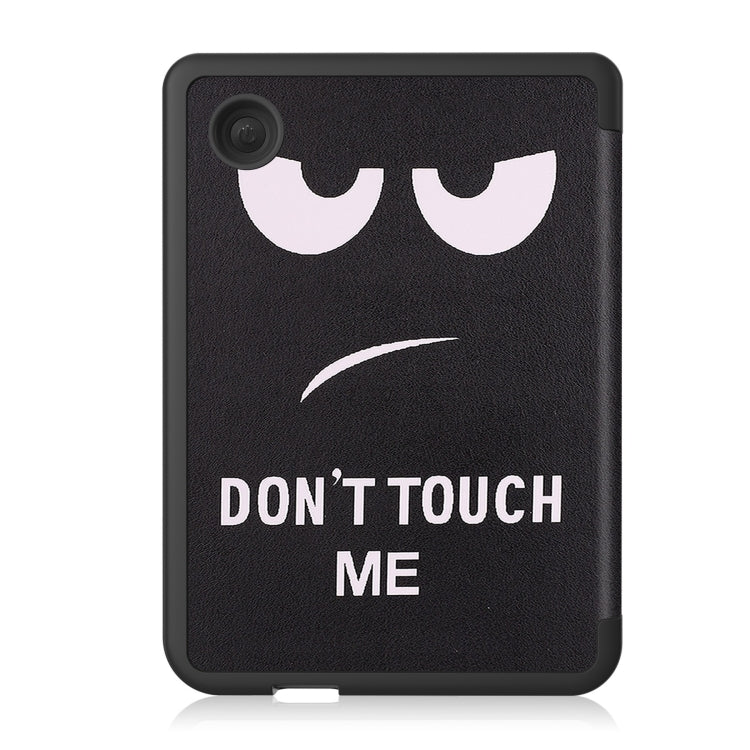 For KOBO Clara Colour 2024 / BW Painted Voltage Caster TPU Leather Smart Tablet Case(Big Eye)