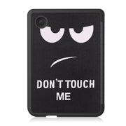 For KOBO Clara Colour 2024 / BW Painted Voltage Caster TPU Leather Smart Tablet Case(Big Eye)