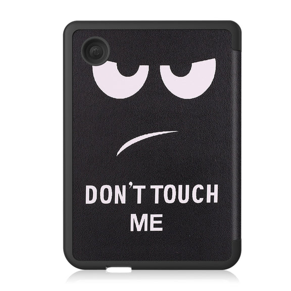 For KOBO Clara Colour 2024 / BW Painted Voltage Caster TPU Leather Smart Tablet Case(Big Eye)