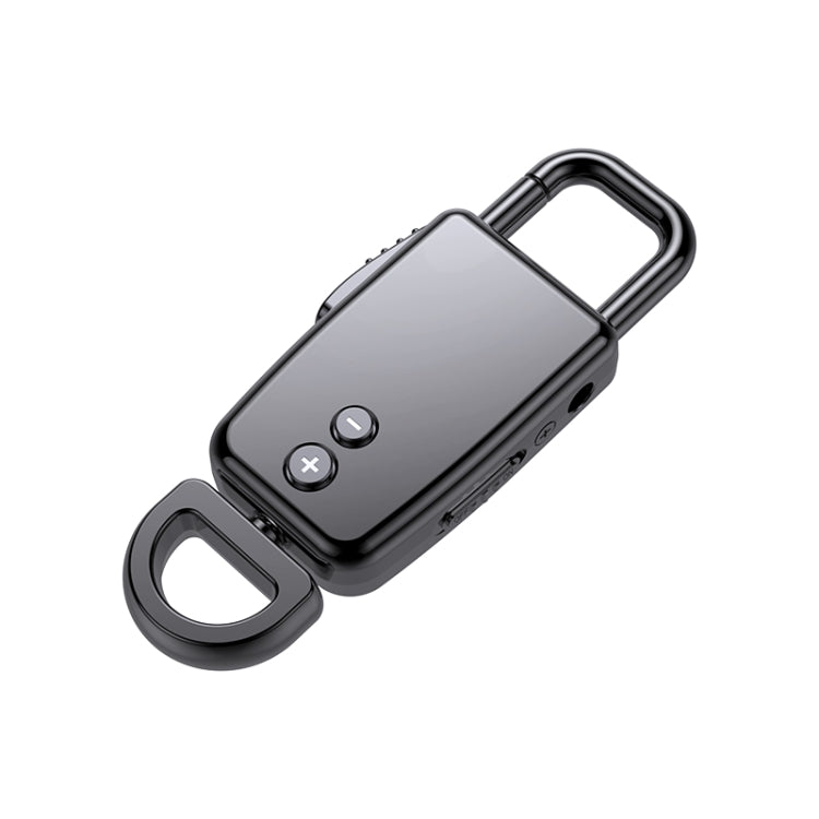 JNN S20 Zinc Alloy Keychain Voice Recorder, Memory:4GB(Black)