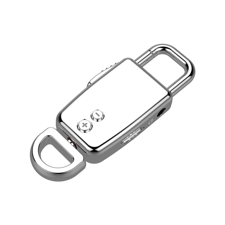 JNN S20 Zinc Alloy Keychain Voice Recorder, Memory:32GB(Silver)