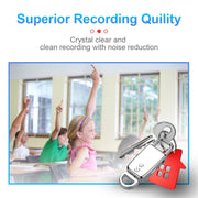 JNN S20 Zinc Alloy Keychain Voice Recorder, Memory:16GB(Black)