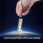 JNN Q7 Mini Portable Voice Recorder with OLED Screen, Memory:16GB(Grey+Gold)