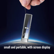 JNN Q7 Mini Portable Voice Recorder with OLED Screen, Memory:16GB(Metal Gray)