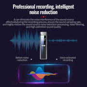 JNN Q7 Mini Portable Voice Recorder with OLED Screen, Memory:16GB(Metal Gray)