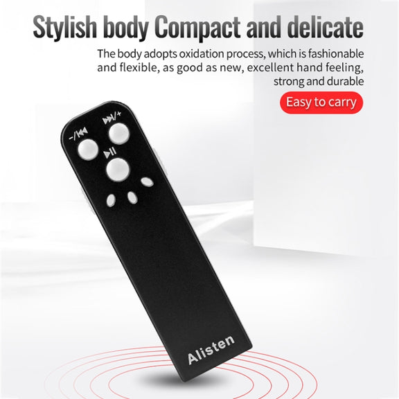 JNN J1 Mini Smart HD Noise Cancelling Voice Recorder, Memory:4GB(Black)