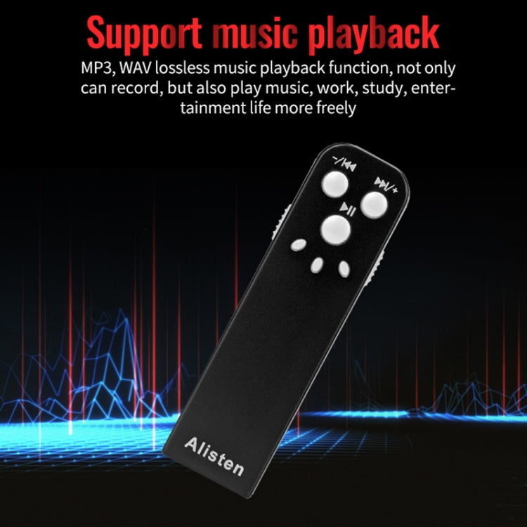 JNN J1 Mini Smart HD Noise Cancelling Voice Recorder, Memory:4GB(Black)