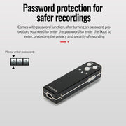 JNN J1 Mini Smart HD Noise Cancelling Voice Recorder, Memory:4GB(Black)