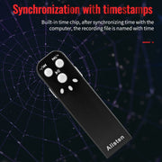 JNN J1 Mini Smart HD Noise Cancelling Voice Recorder, Memory:32GB(Black)