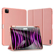 For iPad Pro 11 2024 DUX DUCIS Domo Series Cloth Texture Magnetic Leather Tablet Case(Pink) - iPad Pro 11 2024 Cases by DUX DUCIS | Online Shopping South Africa | PMC TechLife | Buy Now Pay Later Mobicred