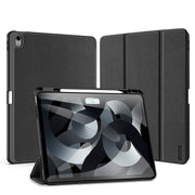 For iPad Air 13 2024 / 2025 DUX DUCIS Domo Series Cloth Texture Magnetic Leather Tablet Case(Black)