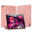 For iPad Air 13 2024 / 2025 DUX DUCIS Domo Series Cloth Texture Magnetic Leather Tablet Case(Pink) - free shipping - PMC TechLife - Order now!