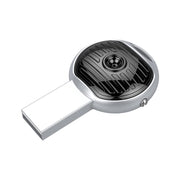 JNN S13 Zinc Alloy U-disk Voice Recorder, Memory:4GB(Silver)