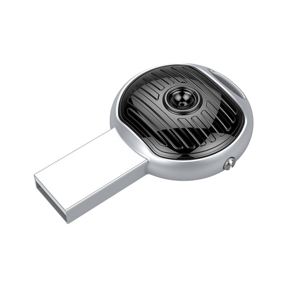 JNN S13 Zinc Alloy U-disk Voice Recorder, Memory:4GB(Silver)