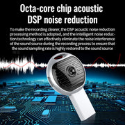 JNN S13 Zinc Alloy U-disk Voice Recorder, Memory:8GB(Silver)