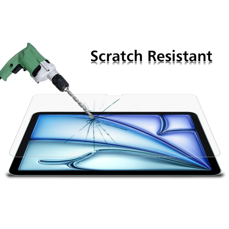 For iPad Air 11 2025 / 2024 2pcs 0.26mm 9H 2.5D Explosion-proof Tempered Glass Film