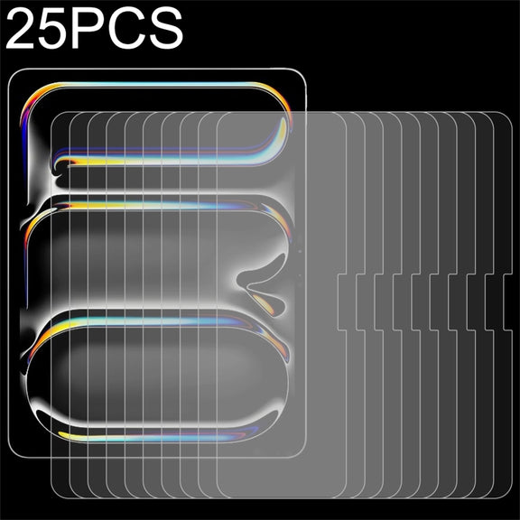 For iPad Pro 13 2024 25pcs 0.26mm 9H 2.5D Explosion-proof Tempered Glass Film