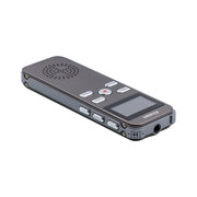 JNN X26 Mini Portable Voice Recorder with OLED Screen, Memory:8GB(Metal Gray)