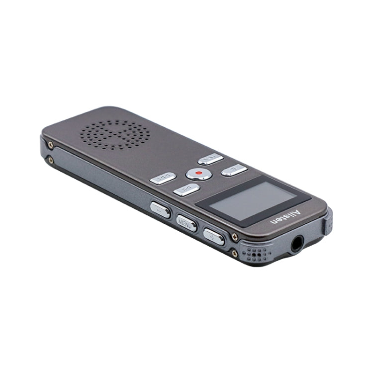 JNN X26 Mini Portable Voice Recorder with OLED Screen, Memory:8GB(Metal Gray)