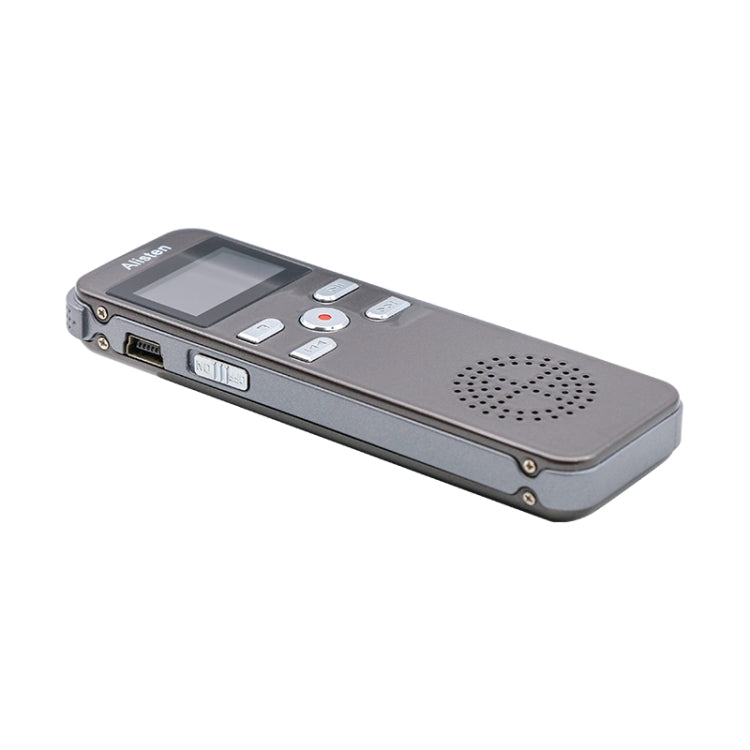 JNN X26 Mini Portable Voice Recorder with OLED Screen, Memory:8GB(Metal Gray)