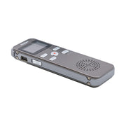JNN X26 Mini Portable Voice Recorder with OLED Screen, Memory:8GB(Metal Gray)