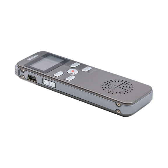 JNN X26 Mini Portable Voice Recorder with OLED Screen, Memory:8GB(Metal Gray)