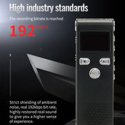 JNN X18 Mini Smart HD Noise Cancelling Voice Recorder, Memory:8GB(Black)