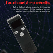 JNN X18 Mini Smart HD Noise Cancelling Voice Recorder, Memory:8GB(Black)