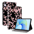 For Honor Pad X8 Pro / X9 2023 Crystal Texture Painted Leather Tablet Case(Plum Bossom) - Honor by PMC TechLife | Online Shopping South Africa | PMC TechLife | Buy Now Pay Later Mobicred