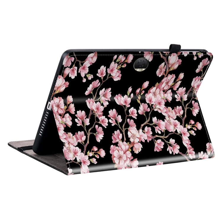 For Honor Pad 9 12.1 Crystal Texture Painted Leather Tablet Case(Plum Bossom)