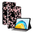 For Huawei MatePad SE 10.4 Crystal Texture Painted Leather Smart Tablet Case(Plum Bossom) - Huawei by PMC TechLife | Online Shopping South Africa | PMC TechLife | Buy Now Pay Later Mobicred