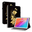 For Huawei MatePad T 10s / Enjoy Tablet 2 Crystal Texture Painted Leather Smart Tablet Case(Gold Butterfly Rose) - Huawei by PMC TechLife | Online Shopping South Africa | PMC TechLife | Buy Now Pay Later Mobicred