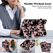For Realme Pad 2 11.5 Crystal Texture Painted Leather Tablet Case(Plum Bossom)