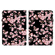 For Amazon Fire HD 10 2019/2017 Crystal Texture Painted Leather Smart Tablet Case(Plum Bossom)