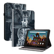 For Amazon Fire HD10 2023 Crystal Texture Painted Leather Tablet Case(Cat Reflection Tiger) - Amazon by PMC TechLife | Online Shopping South Africa | PMC TechLife | Buy Now Pay Later Mobicred