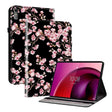 For Lenovo Tab M10 5G 2023 Crystal Texture Painted Leather Tablet Case(Plum Bossom) - Lenovo by PMC TechLife | Online Shopping South Africa | PMC TechLife | Buy Now Pay Later Mobicred