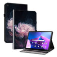 For Lenovo Tab M10 10.1 3rd Gen Crystal Texture Painted Leather Tablet Case(Purple Peony) - Lenovo by PMC TechLife | Online Shopping South Africa | PMC TechLife | Buy Now Pay Later Mobicred