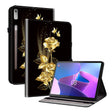For Lenovo Tab P11 Pro Gen 2 11.2 Crystal Texture Painted Leather Tablet Case(Gold Butterfly Rose) - Lenovo by PMC TechLife | Online Shopping South Africa | PMC TechLife | Buy Now Pay Later Mobicred