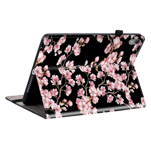 For Lenovo Tab P11 / Xiaoxin Pad Plus Crystal Texture Painted Leather Tablet Case(Plum Bossom)
