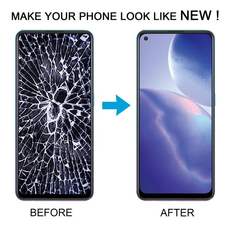 For OPPO A95 4G Original AMOLED LCD Screen Digitizer Full Assembly with Frame